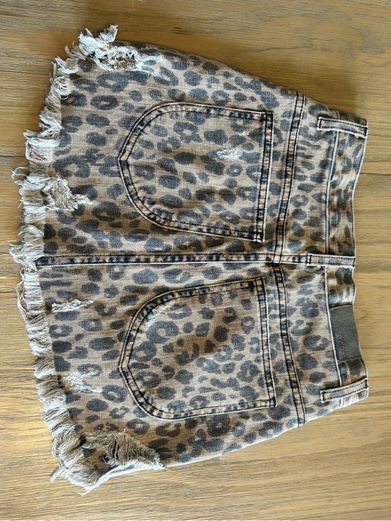 Carmar Leopard Print Mini Skirt with Front Zip - Brown and Black - Picture 13 of 16